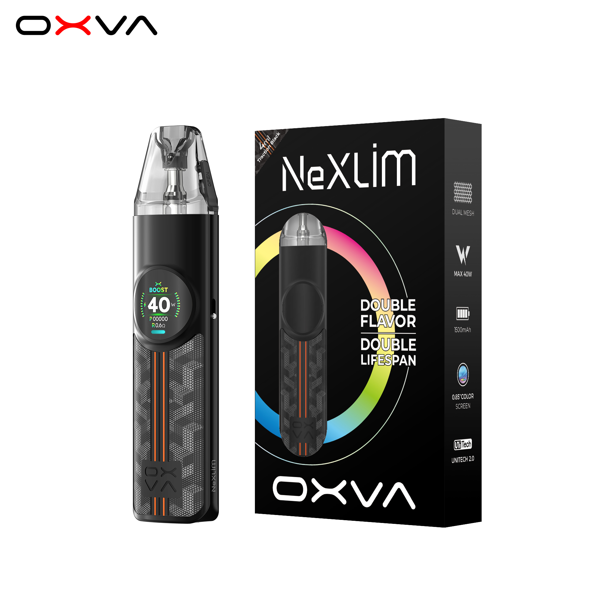 Traction Black – oxva-nexlim-best-dual-mesh-pod-2025 (4)